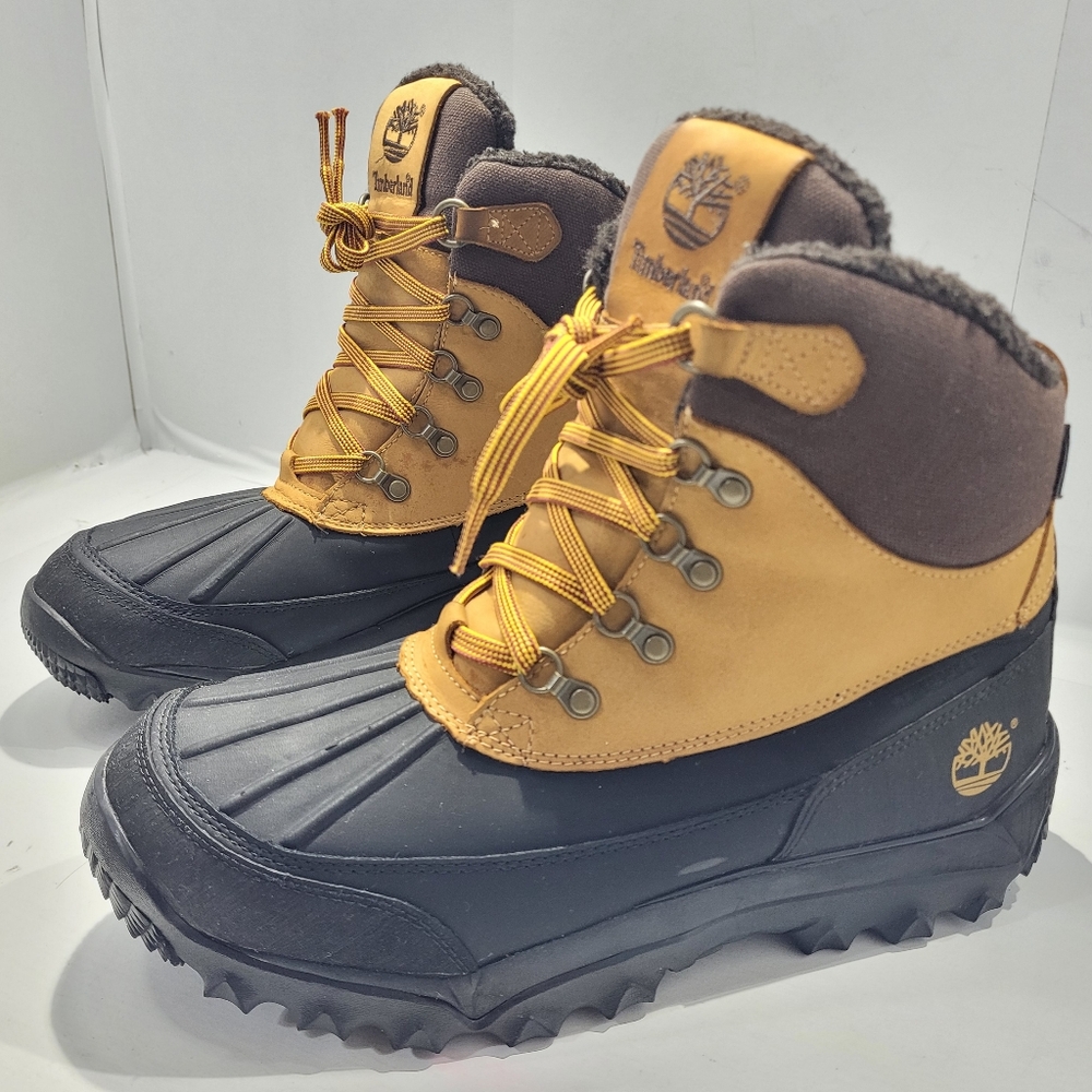 TIMBERLAND RIME RIDGE DUCK INSULATED WATERPROOF 6" BOOT MEN'S 9.5M